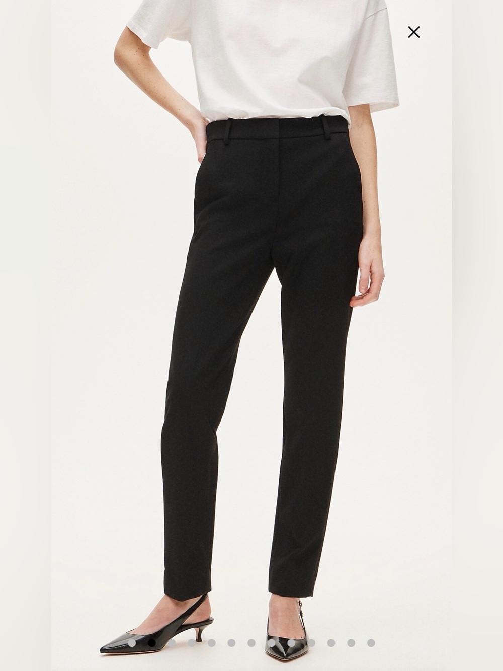 J.Crew Cameron Pant Black Size 8 NWT Four Season Stretch